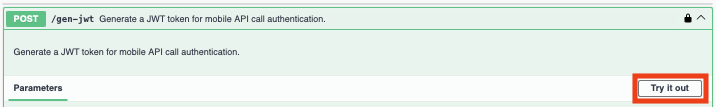Generating a JWT token