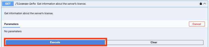 Getting information about your server license